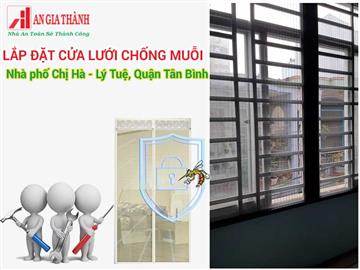 Lắp cửa lưới tại nhà phố chị Hà | Lý Tuệ, quận Tân Bình