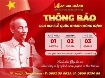 Llịch nghỉ lễ Quốc Khánh 2/9 năm 2024