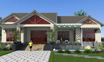 Mẫu nhà cấp 4 ở nông thôn